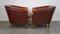 Leather Club Chairs with Great Colors, Set of 2 3