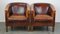 Leather Club Chairs with Great Colors, Set of 2 1