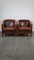 Leather Club Chairs with Great Colors, Set of 2 2
