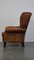 Vintage Leather Wing Chair, Image 6
