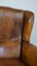 Vintage Leather Wing Chair 13