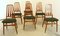 Vintage Dining Room Chairs, 1960s, Set of 6 8