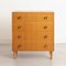 Mid-Century Oak Chest of 4 Drawers by Meredew, 1960s 1