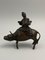 19th Century Chinese Bronze Incense Burner Bull Man 2