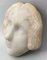 20th Century Head of Young Girl Sculpture in Marble in the style of the Haute Epoque 3
