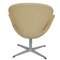 Swan Chair in Yellow Christianshavns Fabric from Arne Jacobsen 5