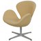 Swan Chair in Yellow Christianshavns Fabric from Arne Jacobsen 3