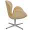 Swan Chair in Yellow Christianshavns Fabric from Arne Jacobsen 2