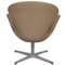 Swan Chair in Beige Essential Leather from Arne Jacobsen, Image 3