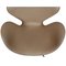 Swan Chair in Beige Essential Leather from Arne Jacobsen, Image 5