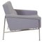 Airport Chair 3301 in Purple Fabric from Arne Jacobsen, 1980s 2