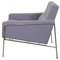 Airport Chair 3301 in Purple Fabric from Arne Jacobsen, 1980s 7