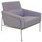 3301 Airport Chair in Purple Fabric from Arne Jacobsen, 1980s, Image 4