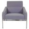 3301 Airport Chair in Purple Fabric from Arne Jacobsen, 1980s 1