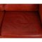 2-Sitzer 2332 Sofa aus indisch rotem Anilinleder von Børge Mogensen 15