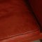 Sofá de tres plazas 2333 de cuero anilina rojo de la India de Børge Mogensen, Imagen 20