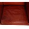 Sofá de tres plazas 2333 de cuero anilina rojo de la India de Børge Mogensen, Imagen 22