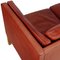 3 Seater 2333 Sofa in Indian Red Aniline Leather from Børge Mogensen 9