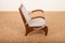 Upholstered Armchair in Wood, Plywood, Chrome-Plated Tubular Steel with Volz Cushion, Image 2
