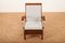 Upholstered Armchair in Wood, Plywood, Chrome-Plated Tubular Steel with Volz Cushion 4