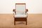 Upholstered Armchair in Wood, Plywood, Chrome-Plated Tubular Steel with Volz Cushion 3