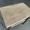 Vintage Italian Bedside Tables in Travertine Marble and Brass, Set of 2 5