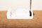 Lámpara Spider Clamp de varilla de metal cromado y pantalla de chapa blanca de Joe Colombo para Oluce, 1966, Imagen 12