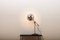 Lampe de Bureau avec Base en Fonte d'Aluminium Noire, Barres en Métal Chromées, Abat-jour en Tôle Chromée 5