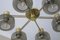 Brass and Glass Large Chandelier by Hans-Agne Jakobsson, 1960s 6