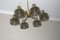 Brass and Glass Large Chandelier by Hans-Agne Jakobsson, 1960s 2