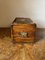Antike viktorianische Box aus Eiche & Messing, 1880 5