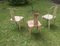 Art Nouveau Tolix Bistro Garden Chairs, Set of 3 10