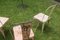 Art Nouveau Tolix Bistro Garden Chairs, Set of 3 5