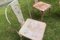 Art Nouveau Tolix Bistro Garden Chairs, Set of 3 8