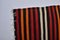 Turkish Handmade Striped Kilim Rug, 1960s 9