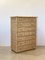 Bamboo and Wicker Chest of Drawers, 1970s 2