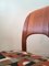Vintage Esszimmerstühle aus Teak & abstraktem Stoff von Holsterbro für Möbelfabrik Holstebro, 1970er, 4er Set 14