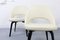 Vintage Executive Chairs in Ivory Leather by Eero Saarinen for Knoll International, Set of 6 6