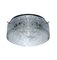 Vintage Flush Mount in Chrome and Glass from Hillebrand, Image 1