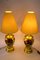 Largw Historistic Table Lamps with Fabric Shades, Vienna, 1890s, Set of 2 18