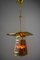 Lámpara colgante Art Déco, Viena, años 20, Imagen 4