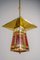 Lámpara colgante Art Déco, Viena, años 20, Imagen 5