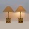 Liberty Italian Cementite Table Lamps, 1920s, Set of 2 2