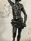 Antique Victorian Carved Ebonised Figures, 1850, Set of 2 9
