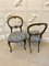 Antique Victorian Walnut Side Chairs, 1860, Set of 2 3