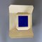 Lámpara de pared era espacial de cristal de Murano azul, años 70, Imagen 7