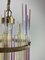 Vintage Italian Chandelier in Brass and Murano Glass, 1960s, Image 3