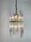 Vintage Italian Chandelier in Brass and Murano Glass, 1960s 8