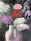 Grumet, Flowers, 1970s, Oil Painting on Wood, Framed 10