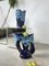 Blue Vallauris Fatlava Vases, 1960s, Set of 2 25